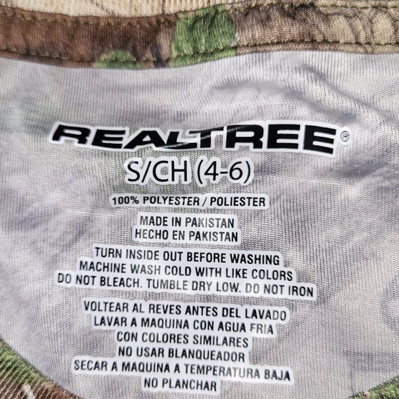 Realtree Xtra Green T-shirt Short Sleeve Camo Pink Horns Logo Ladies Size Small - Picture 3 of 5